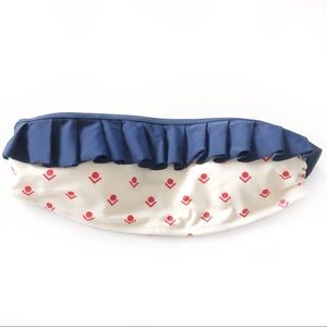 LAUREN MOFFATT Dropshot Ruffle Bandeau Top Size S